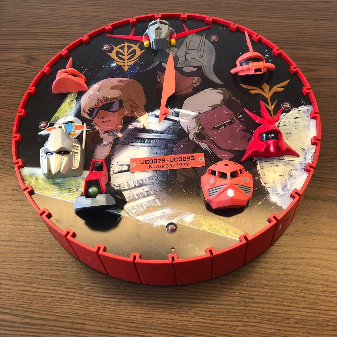 【希少】機動戦士ガンダム3D クロック シャアタイプ 掛時計 限定生産