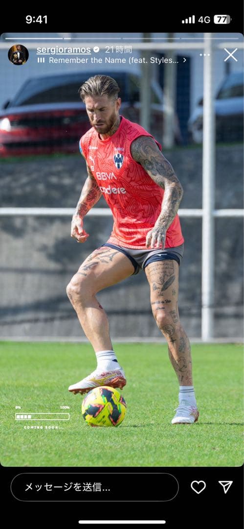 セルヒオ・ラモス着用モレリアネオ4 β Japan SR4 26.5cm