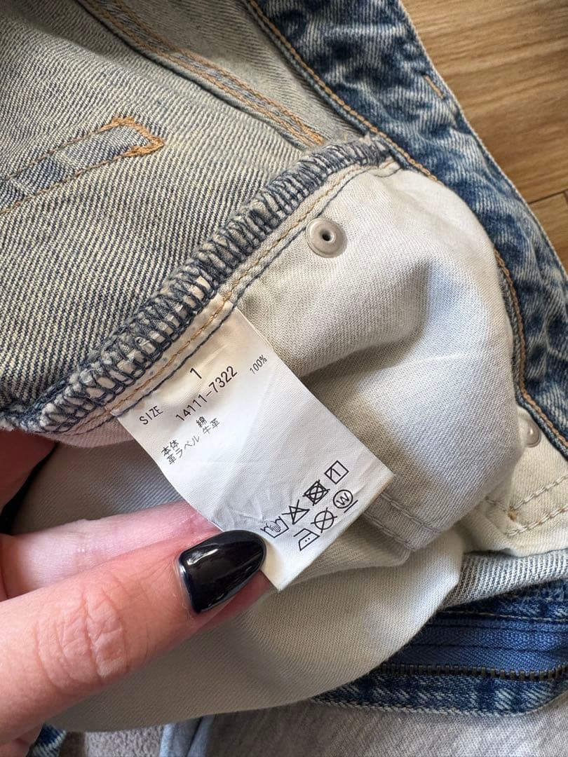 パンツ clane second denim parts 1
