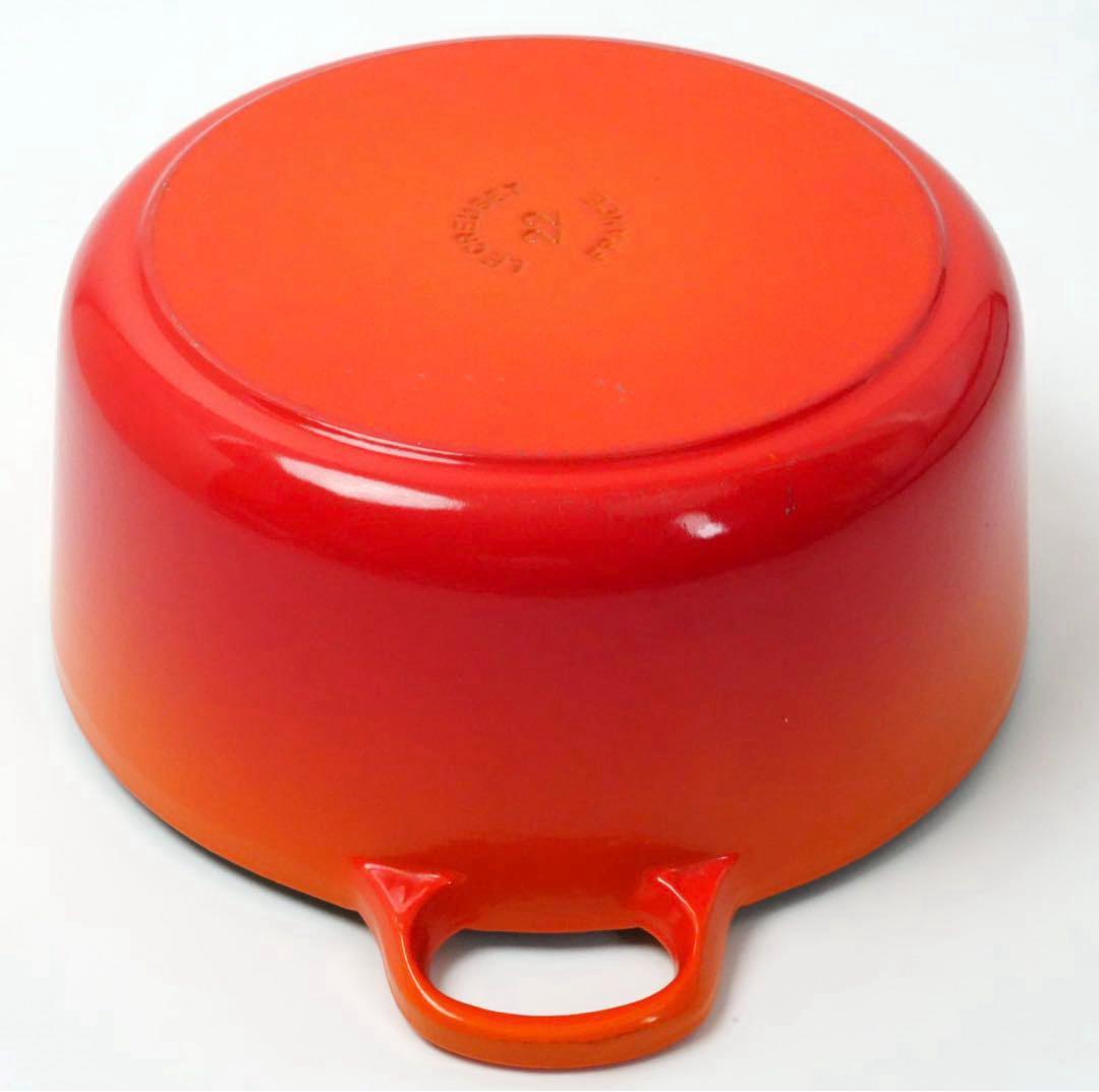 LE CREUSET　ココット ロンド オレンジ　22cm