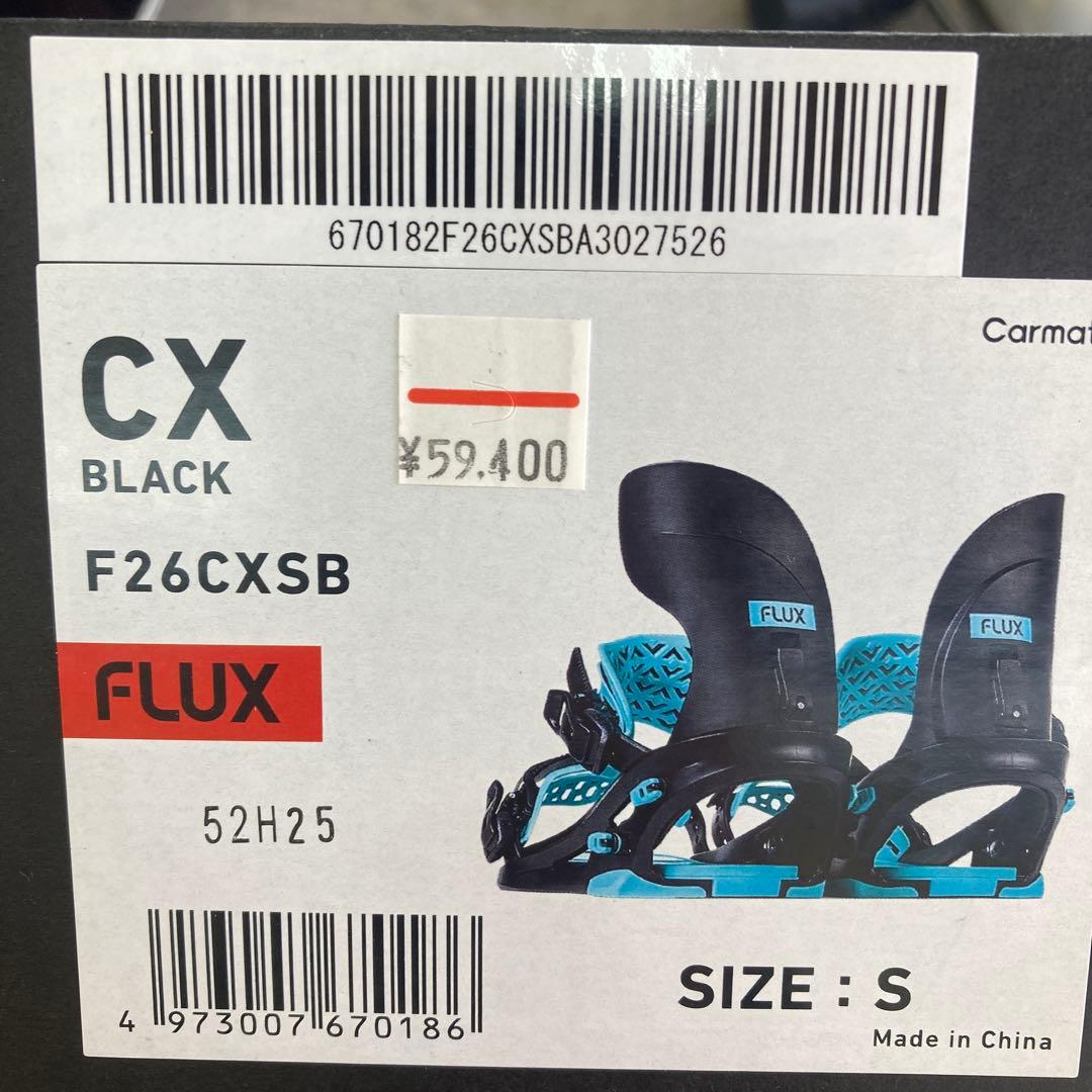 FLUX F26CXS ビンディング ブラック S
