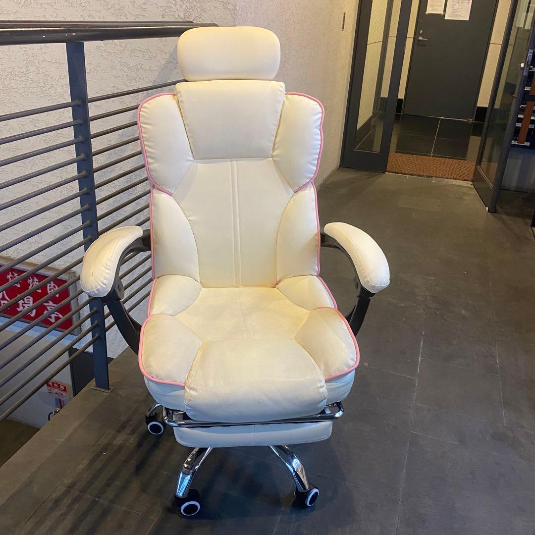 オフィスチェア デスクチェア パソコンチェア   人間工学椅子 フットレスト付き