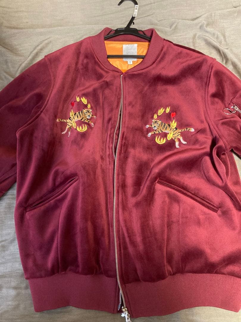 レアセル　スカジャン　MA-1 ジャケット　XL