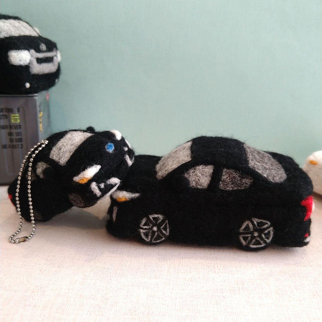 ※あんこページ※羊毛フェルトで作る車※