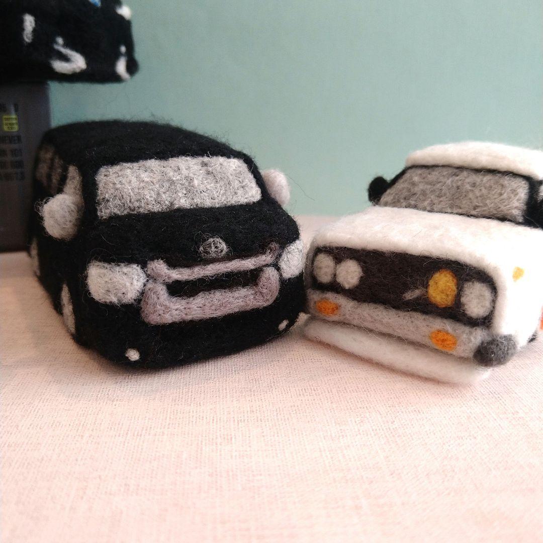 ※あんこページ※羊毛フェルトで作る車※