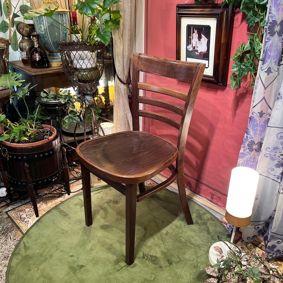 Sale ２脚セット　ヴィンテージ 曲木　ベントウッドチェア　軽量カフェチェア