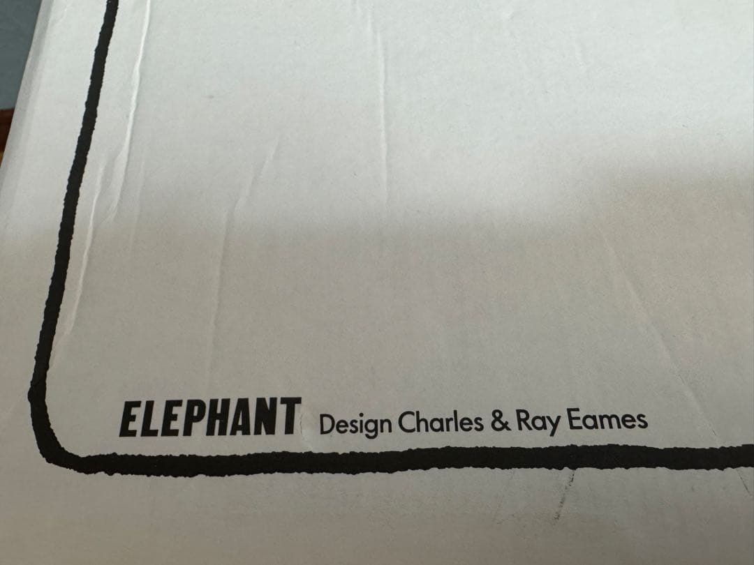 【正規品】ヴィトラ　イームズ エレファント アイスグレー H415mm