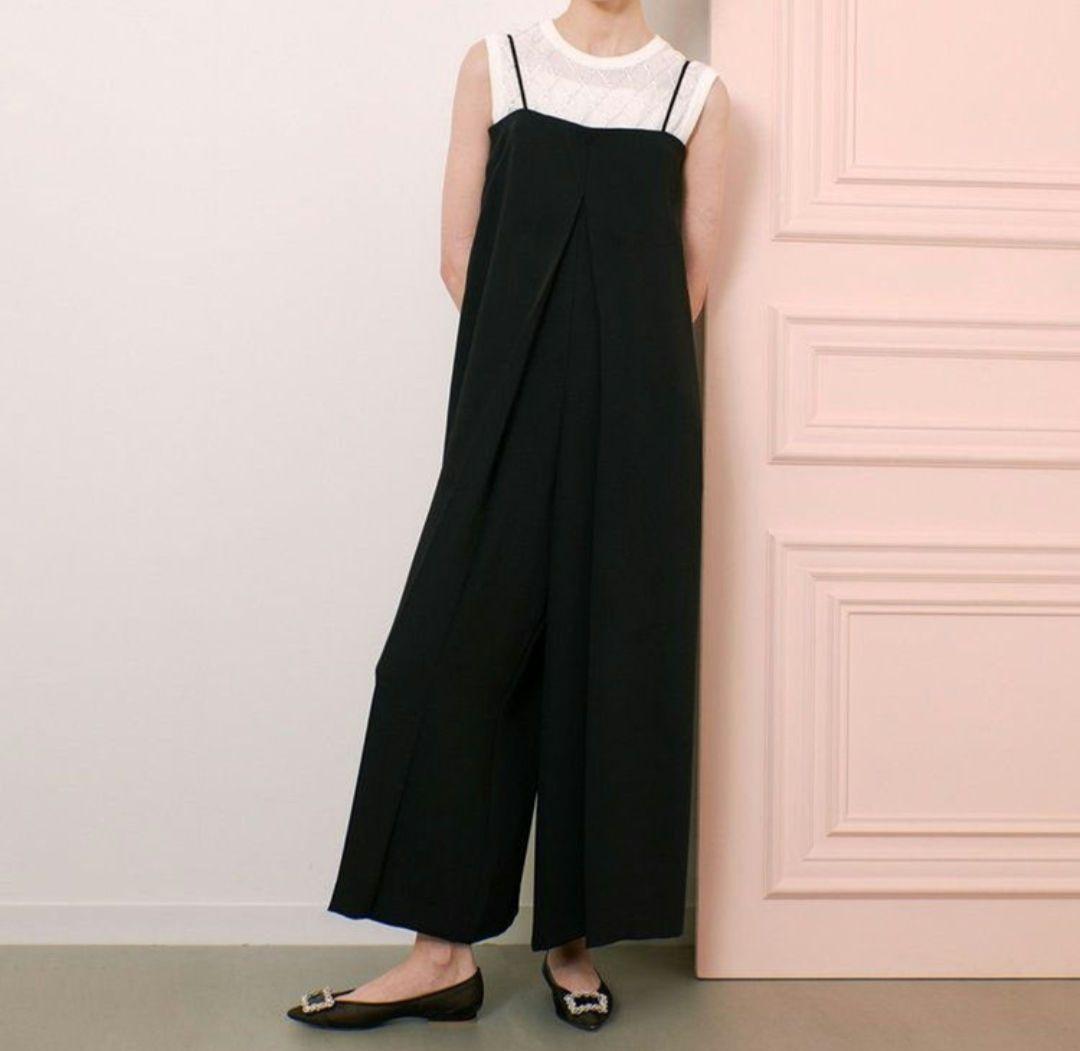 25年♡新品✨ルルウィルビー サテンオールインワン 完売品 ブラック 2