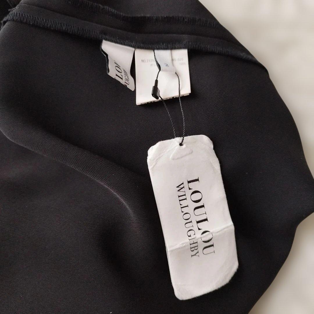 25年♡新品✨ルルウィルビー サテンオールインワン 完売品 ブラック 2