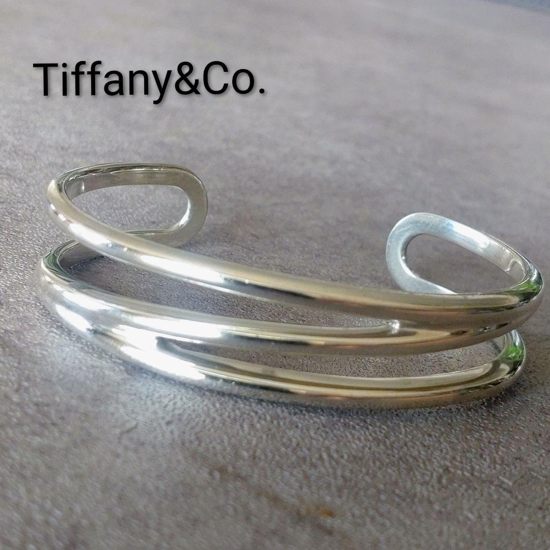 Tiffany & Co.ティファニーダイアゴナルバングルSV925ブレスレット