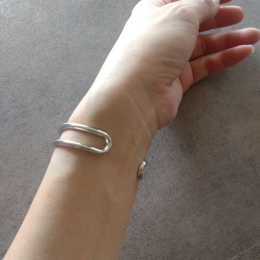 Tiffany & Co.ティファニーダイアゴナルバングルSV925ブレスレット