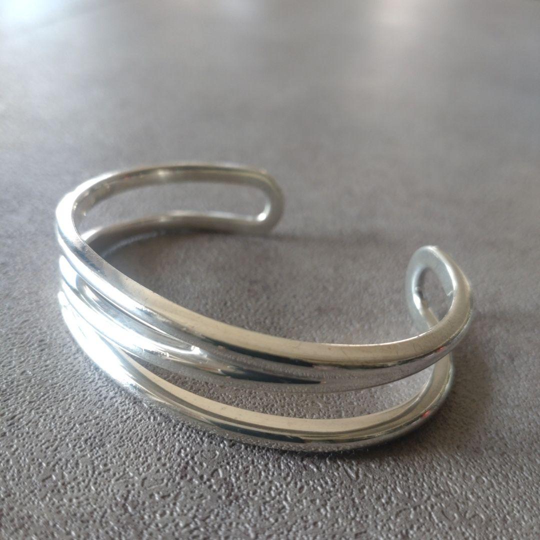 Tiffany & Co.ティファニーダイアゴナルバングルSV925ブレスレット