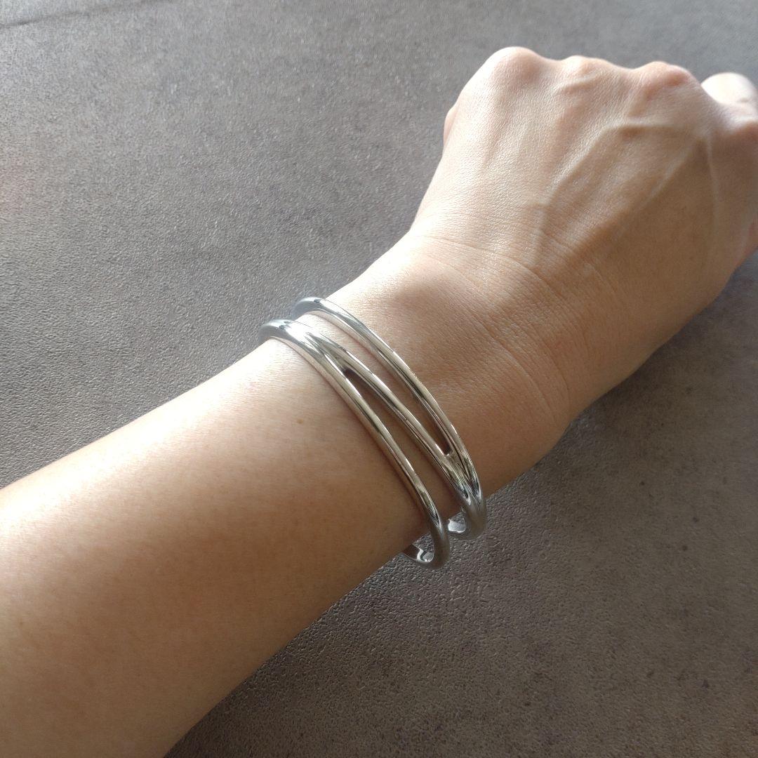 Tiffany & Co.ティファニーダイアゴナルバングルSV925ブレスレット