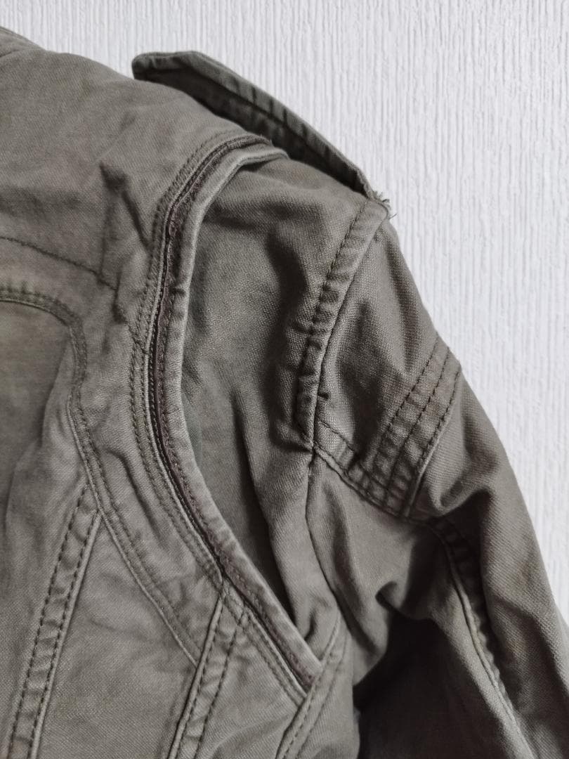 【goa】ミリタリージャケット　カーキ　XS(Free)