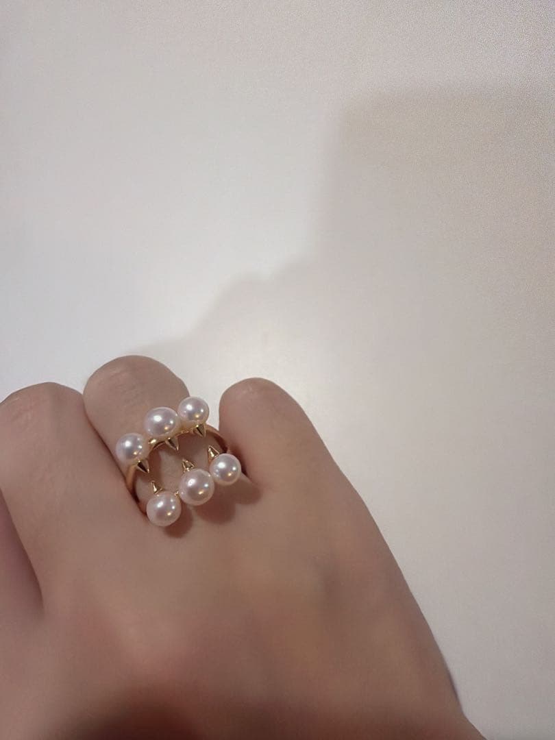1点入荷　高品質　淡水真珠　リング　指輪