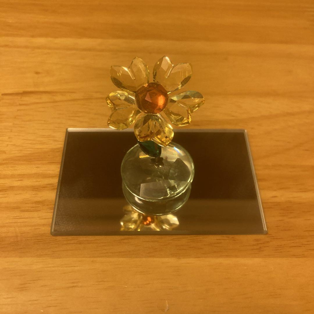 スワロフスキー ロッキング フラワー ヒマワリ