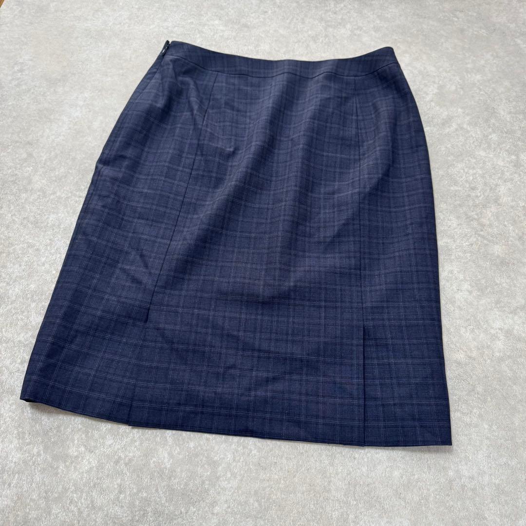 HILTON ヒルトン 3点セット パンツスーツ スカート チェック