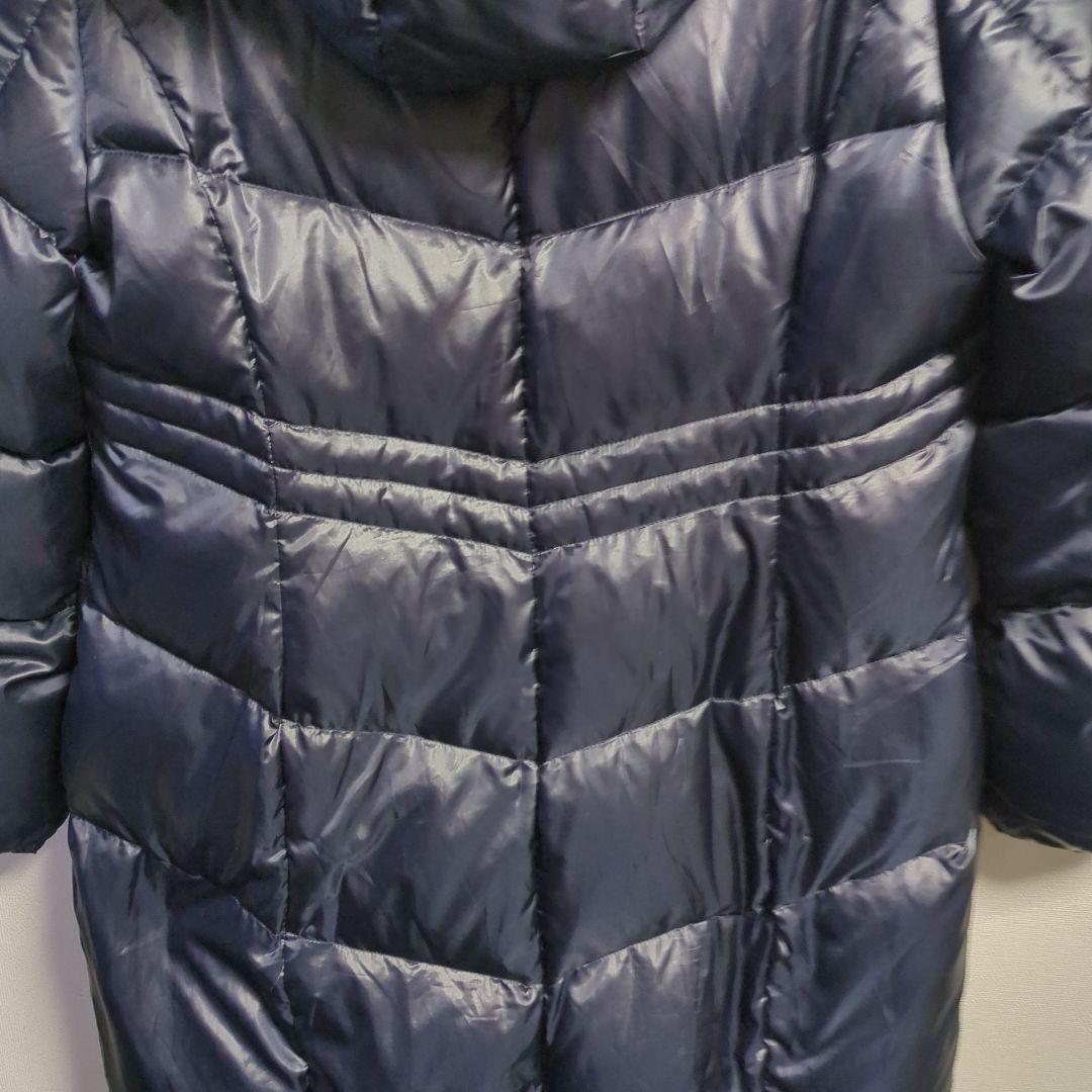 INDIVI ダウンコート　フード　 ブルーフォックス 大きいサイズ XL 42