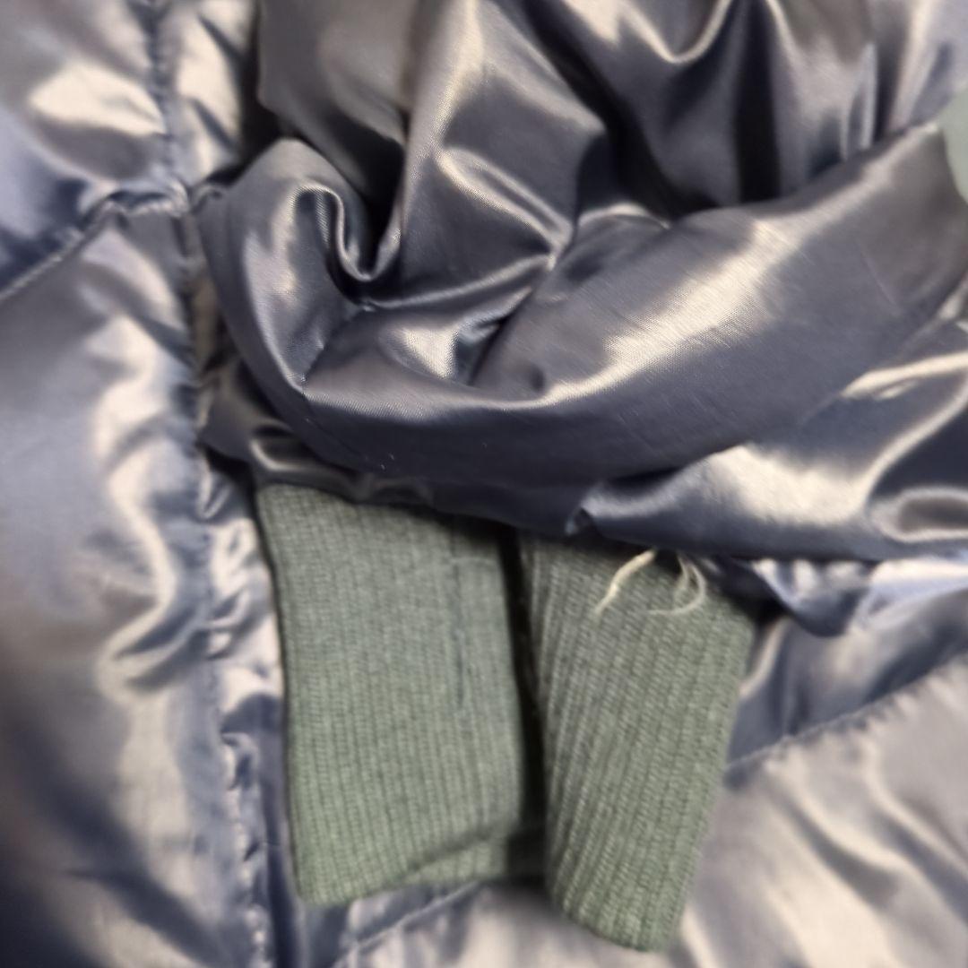 INDIVI ダウンコート　フード　 ブルーフォックス 大きいサイズ XL 42