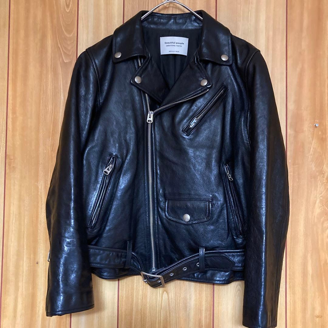 美品　ビューティフルピープル　ライダース　160 品番　1635402411