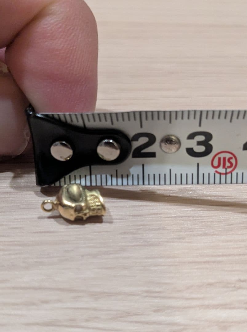 スカル　18金　k18 ダイヤ　ネックレス　トップのみ