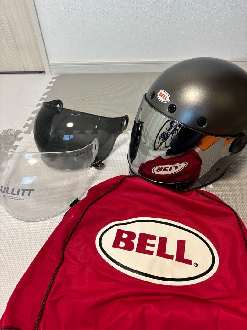 最終値下げ❗️BELL BULLITT ヘルメット メタリックグレー Lサイズ
