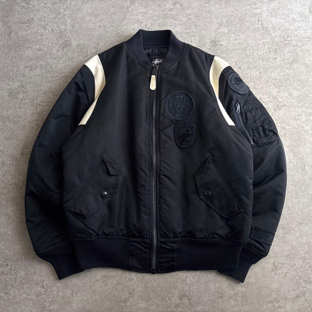 STUSSY×ALPHA×FRAGMENT DESIGN【M】ボンバージャケット