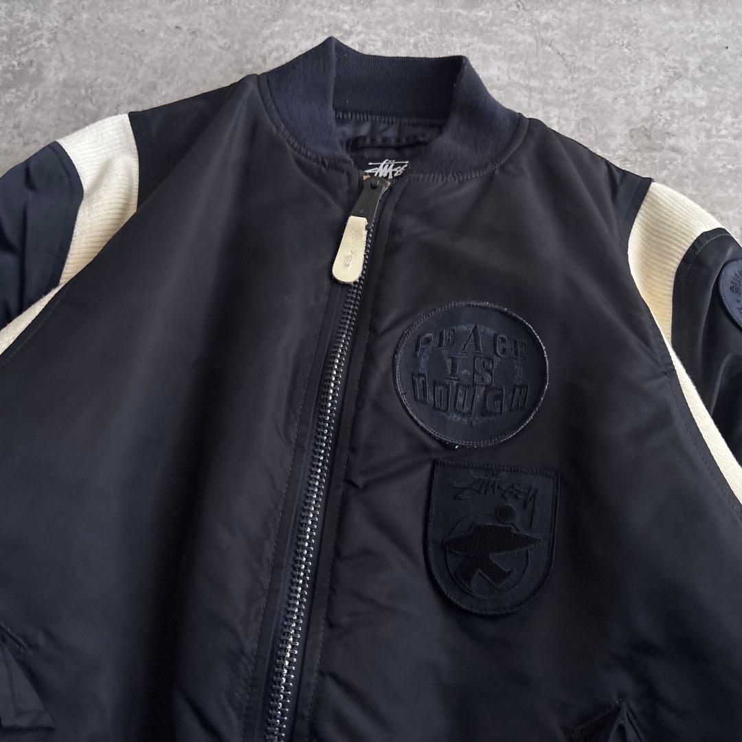 STUSSY×ALPHA×FRAGMENT DESIGN【M】ボンバージャケット