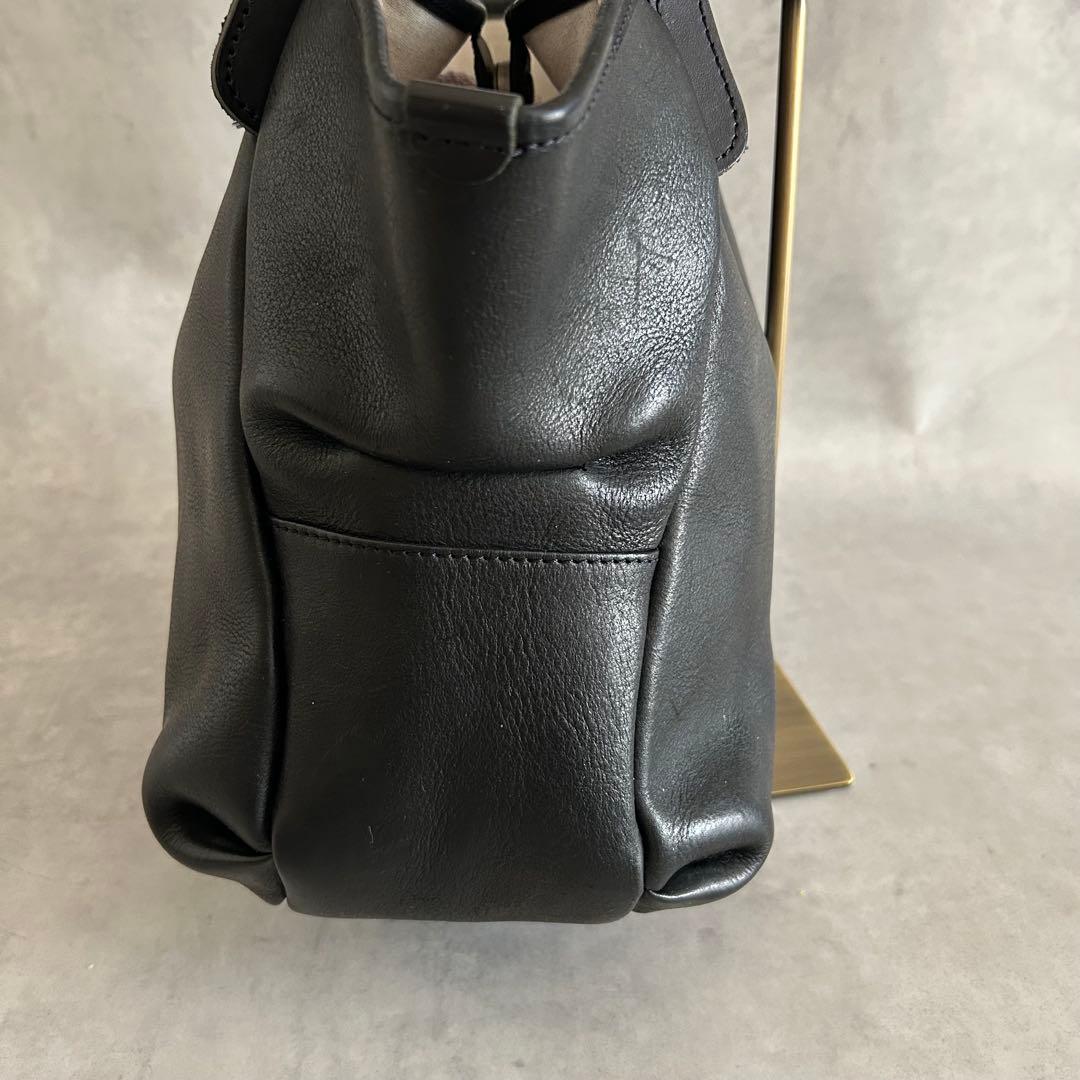 北欧暮らしの道具店Enseアンサレザートートバッグブラック