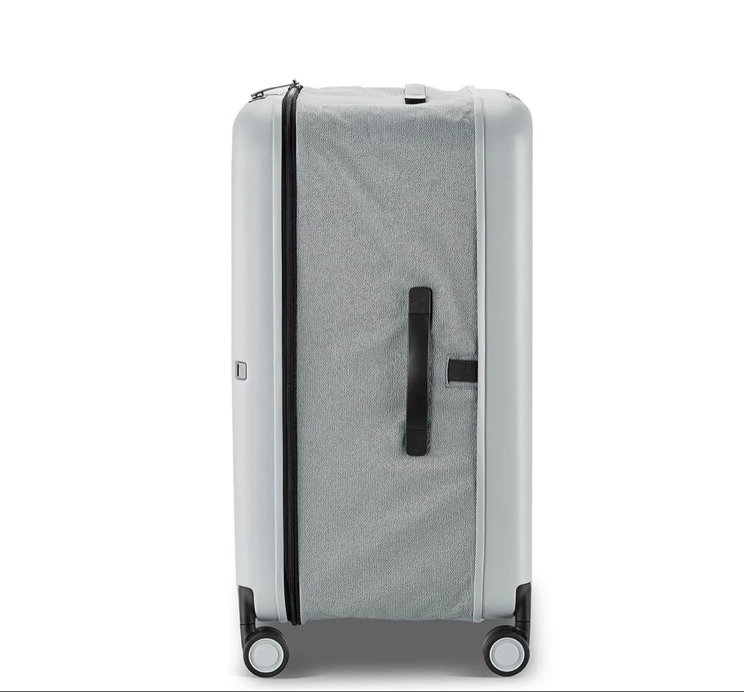 折り畳み式グレイ ハードシェル キャリーケース jollying Pebble