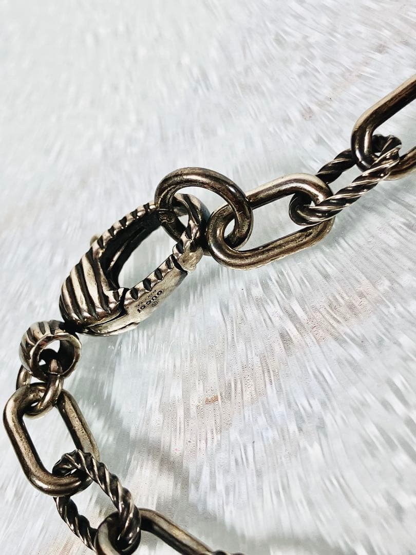 【超美品】GUCCI ツイストWGロゴ ネックレス ペンダント SV925
