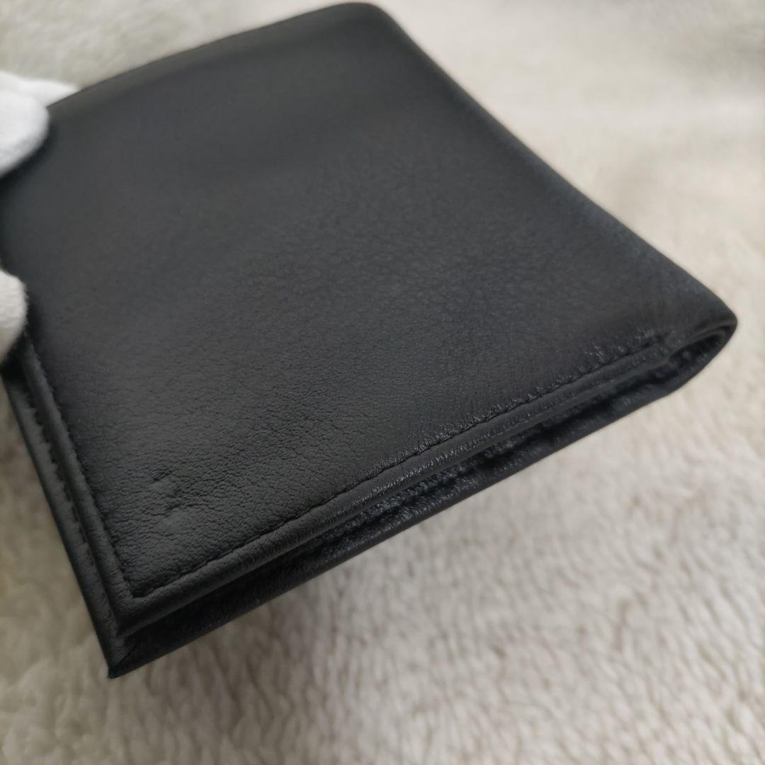皇室　皇居　限定　折り財布　黒　本革