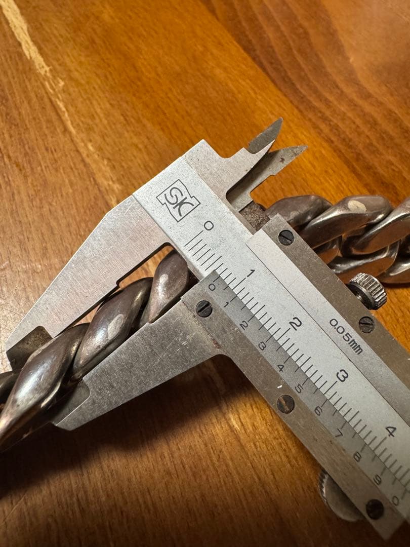 シルバー925ブレスレット極太