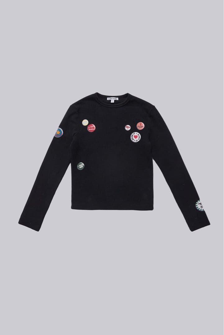 (新品)jaded london 短丈ロングワッフルtシャツ　sizeM