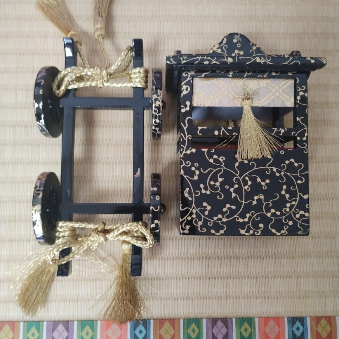 美品 吉徳大光 雛人形 ひな人形 五人飾り 三段飾り ライト付き