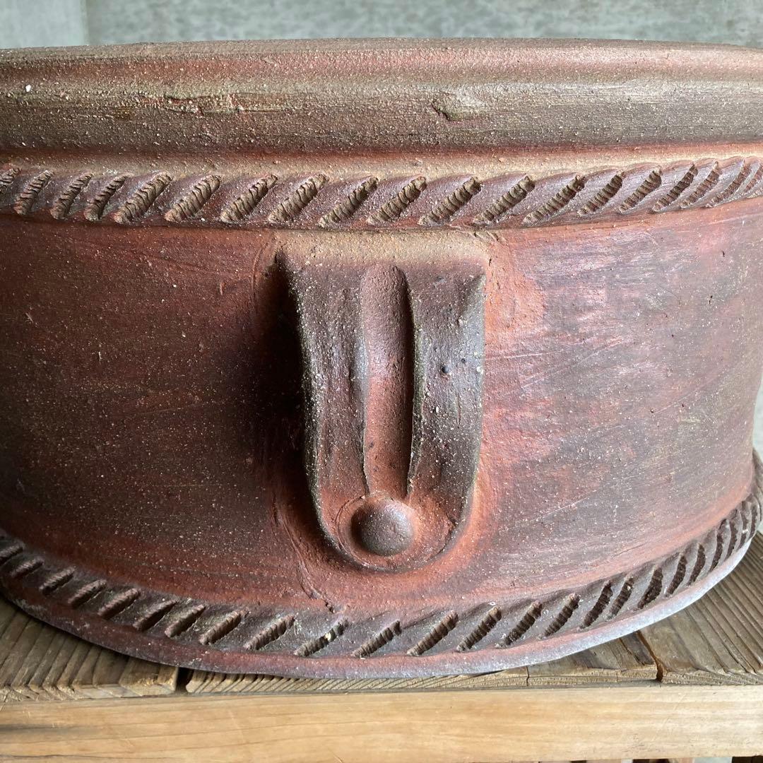 大きな鉢 プランター 大型 素焼き 陶器 丸 植物 盆栽 ガーデニング アジアン