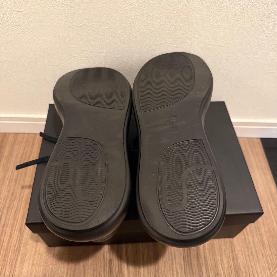 FILLIN LUCENT ブラックスニーカー　28センチ