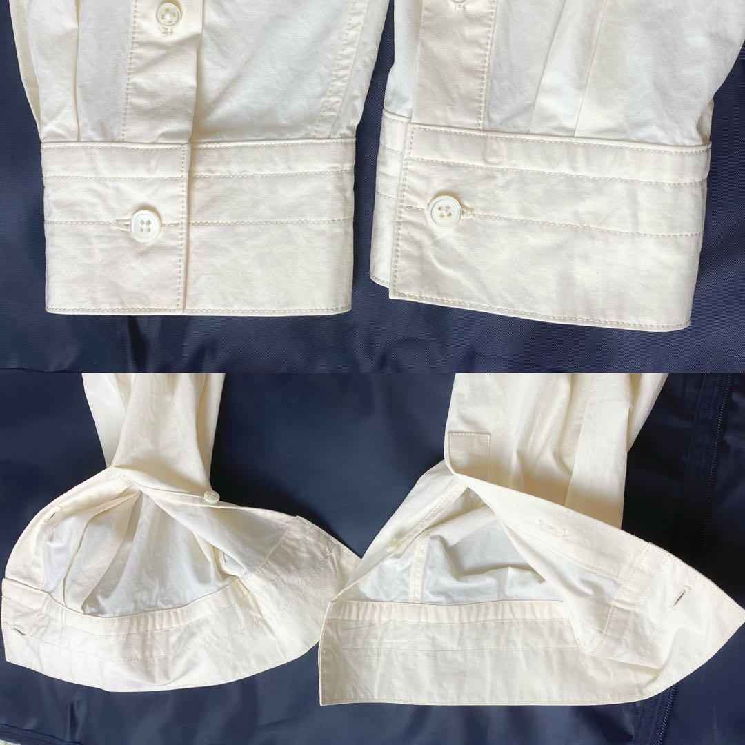 値下げ中 ルメール　1B　バンドカラー　オーバー　タック　シャツ　ブラウス　36