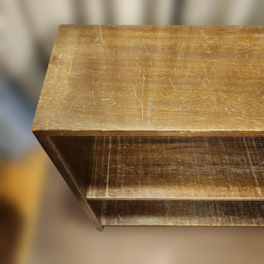 アンティーク　レトロ　木製2段オープンシェルフ♪　ノスタルジック