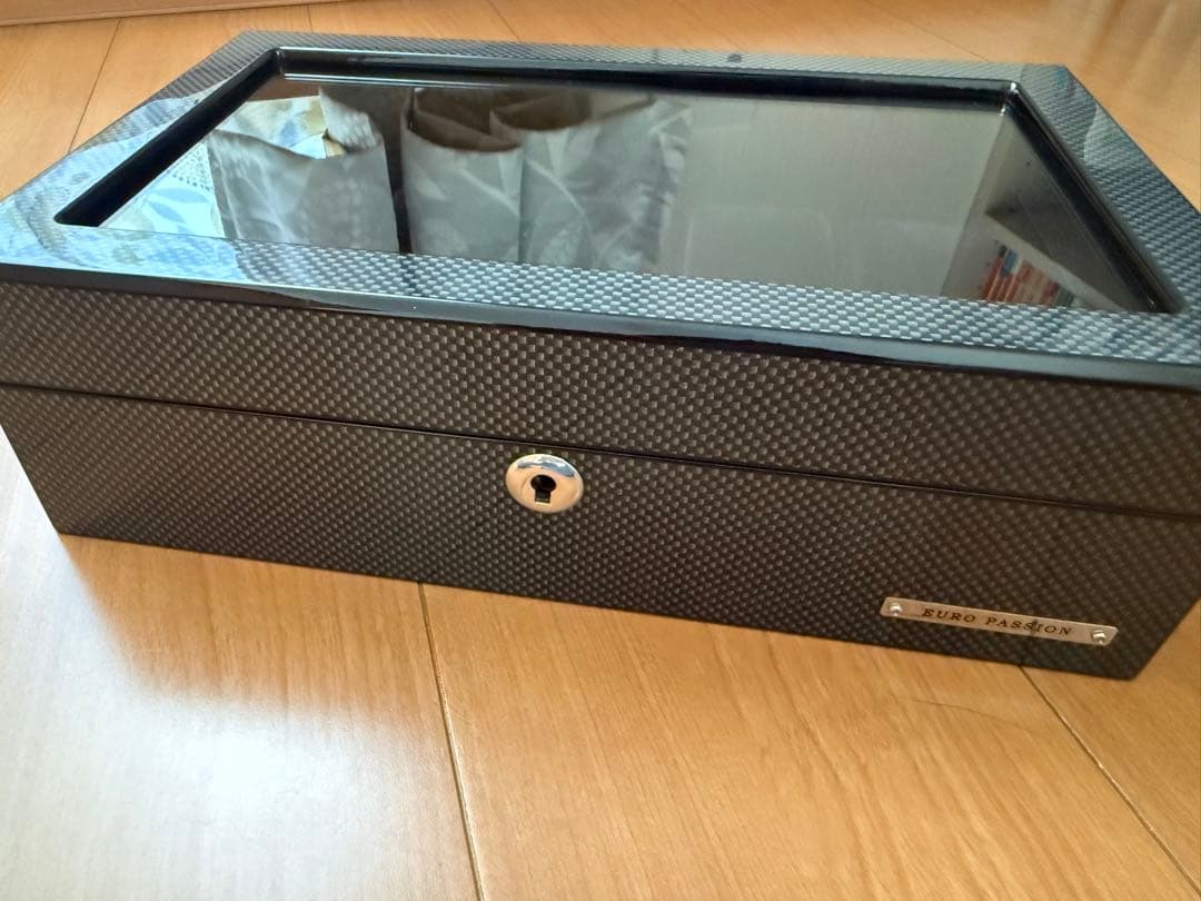 ユーロパッション　時計ケース　ブラック 10個収納