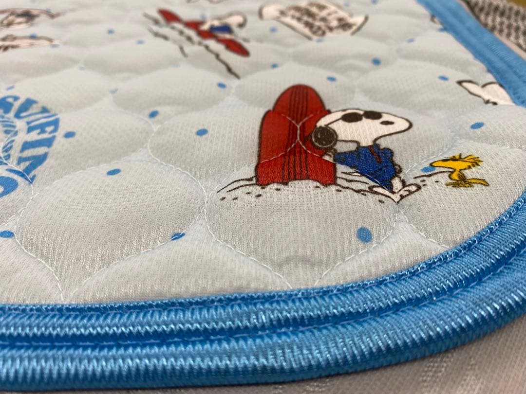 スヌーピー　敷きパッド・マイクロファイバー敷きパッド