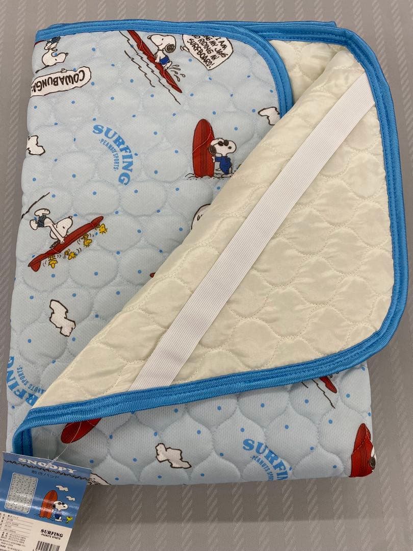 スヌーピー　敷きパッド・マイクロファイバー敷きパッド