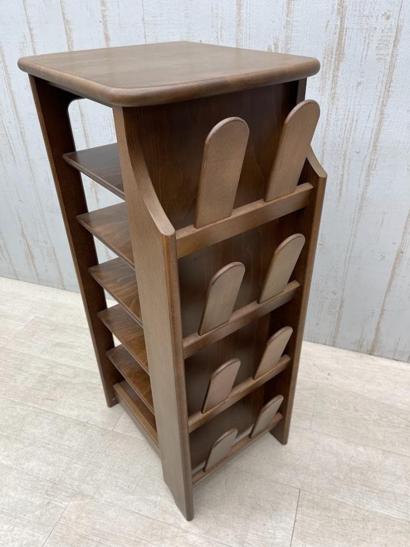 karimoku カリモク スリッパラック シューズラック 6段 花台 玄関収納