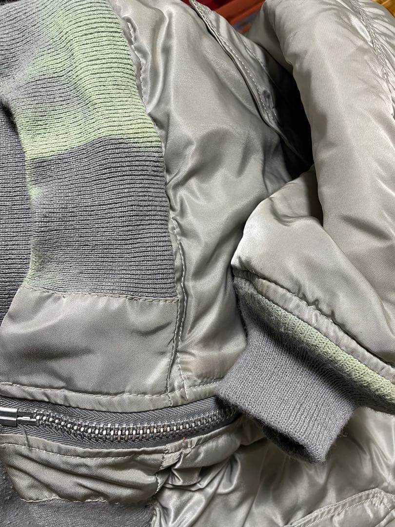 tt80s〜90s MA-1 フライトジャケット IDEALジップ