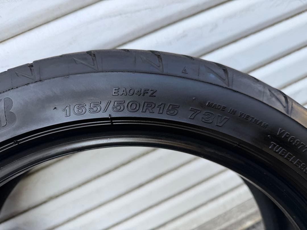 POTENZA RE004 165/50R15 タイヤ 4本中古