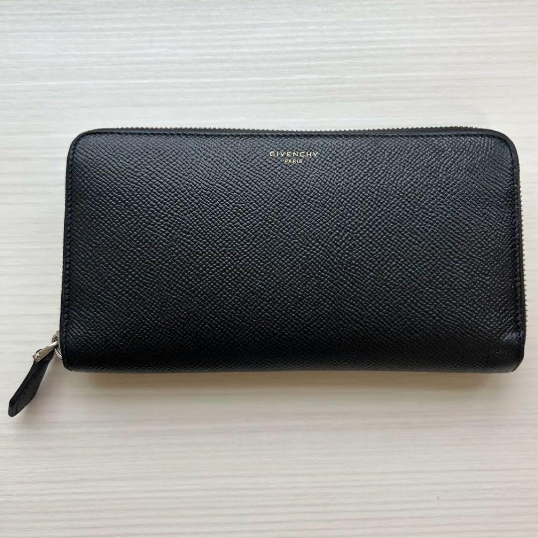 GIVENCHY(ジバンシー) 長財布 黒 ラウンドジップ