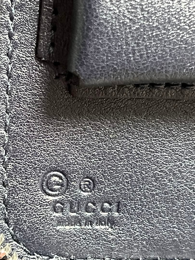 【箱&袋付き】グッチ 長財布　マイクロシマ レザー ダブルジップ オーガナイザー