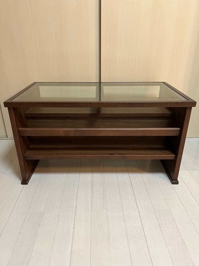 希少品『Meuble』モーブル ガラステーブル センターテーブル