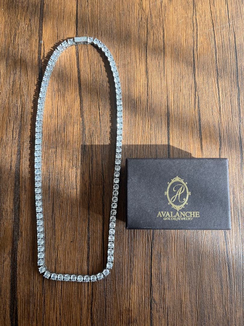 AVALANCHE アヴァランチ　テニスチェーンシルバー925 5mm 50cm