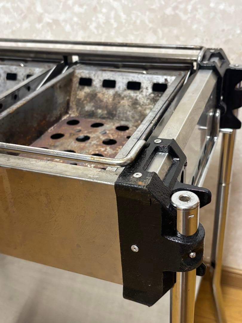 【廃盤希少品】スノーピーク ツインバーベキューボックスPRO 専用収納袋付き